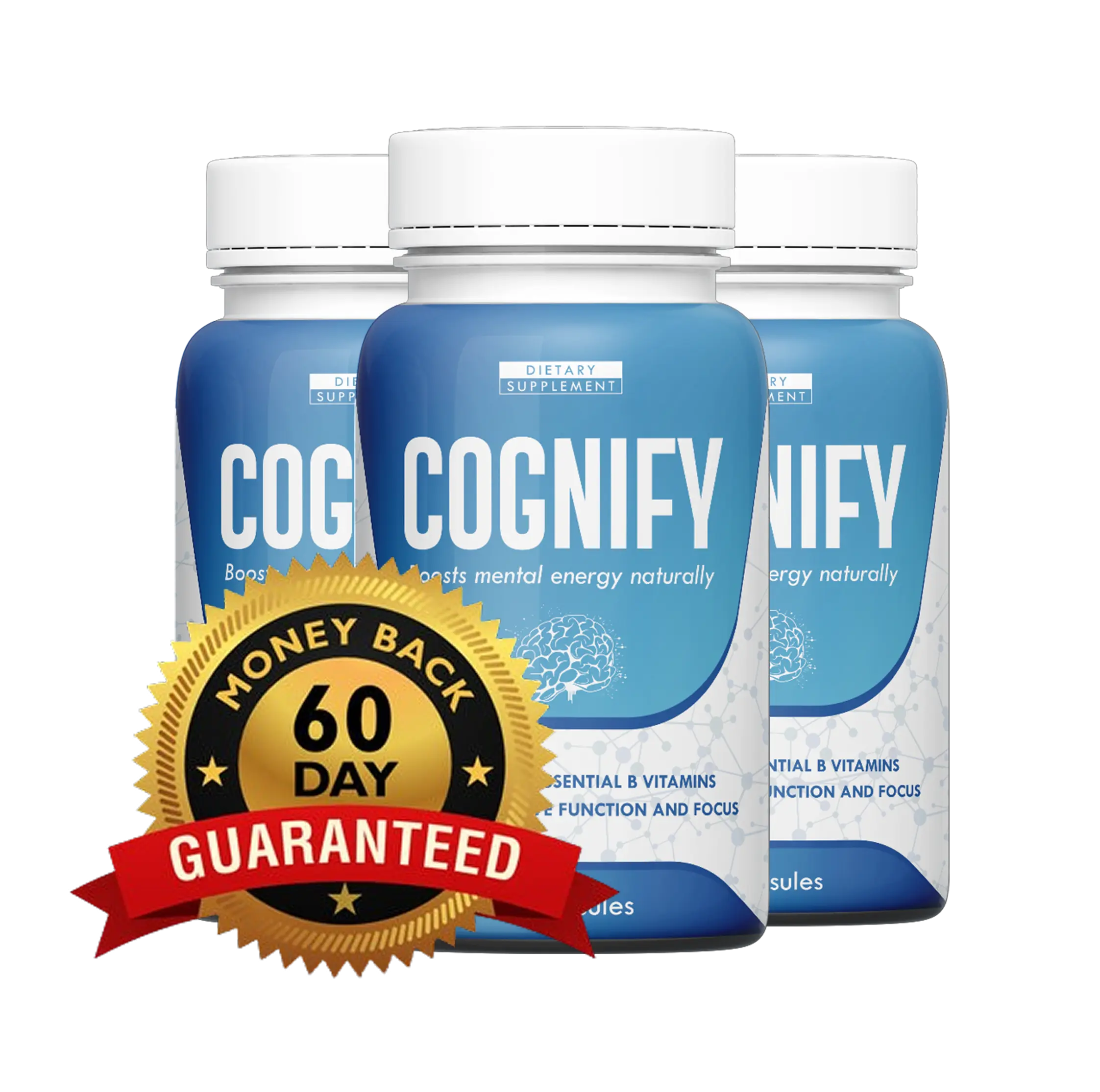 Cognify Bottles with Warranty Seal